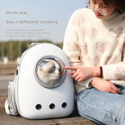 Large Capacity Side Open Schoolbag Pet Portable Cat