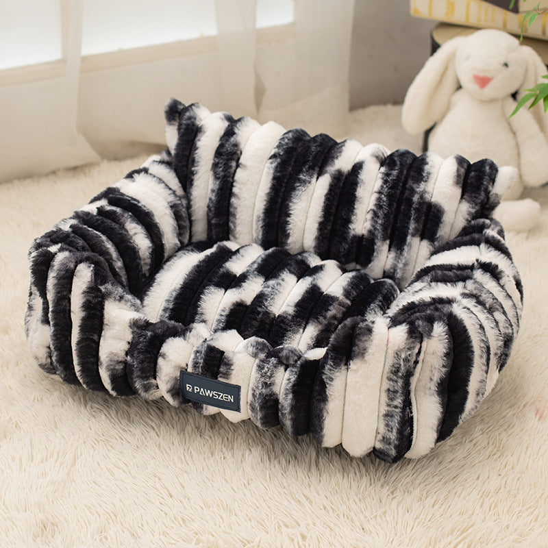 Large Pet Sofa Bed Plush Pet Bed